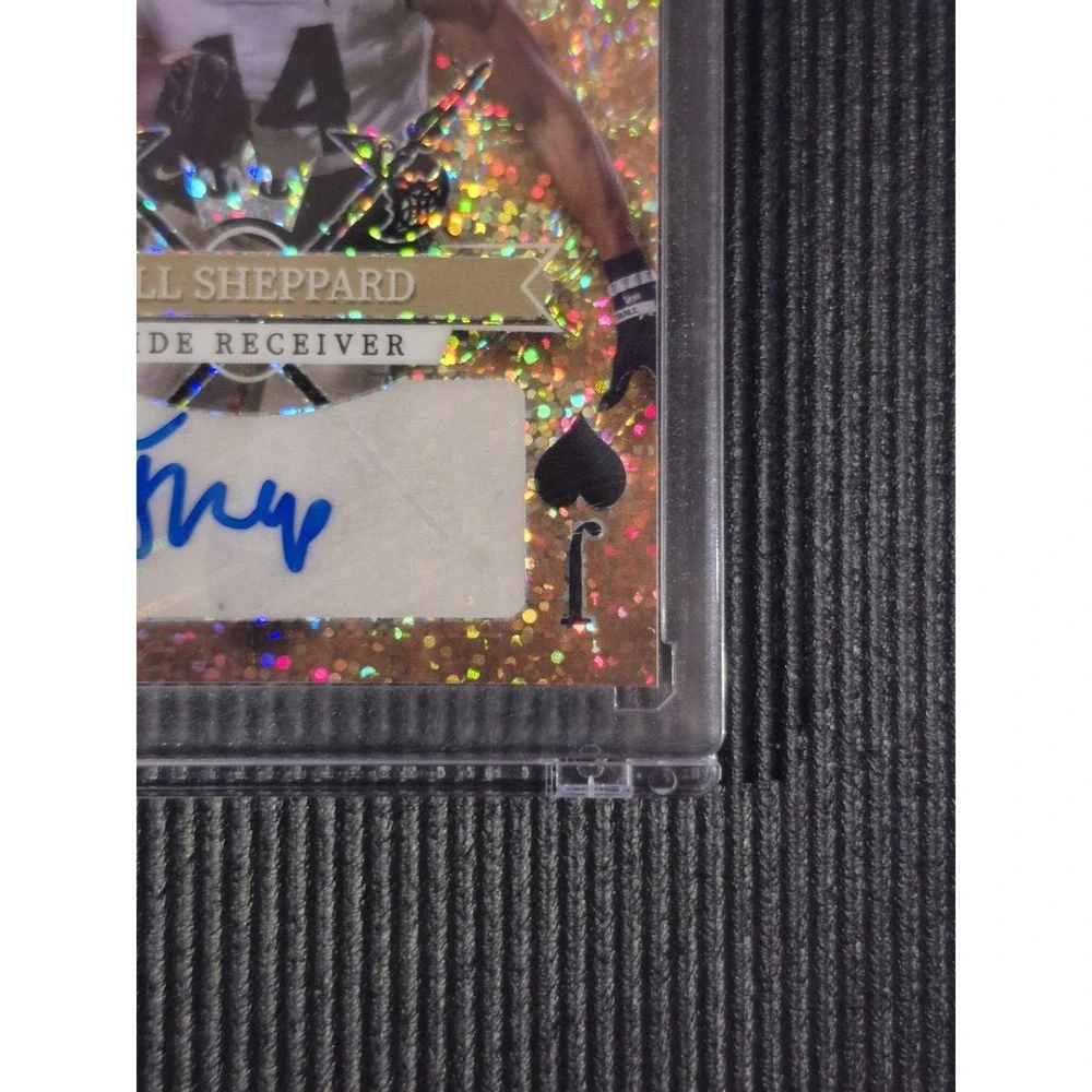 2024 Wild Card 5 Card Draw Will Sheppard #SD-WSA Joker Sparkle Auto /5 (RC) (AU) - Picture 7 of 8